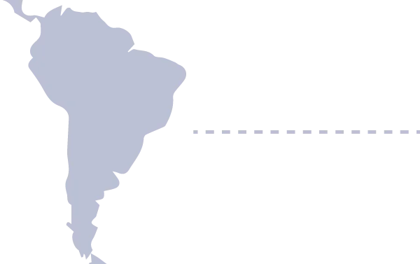 Mapa de cobertura de estudios de CDT GIS en Sudamérica