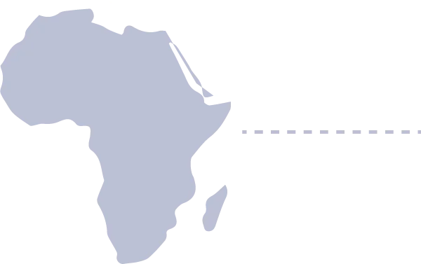 Mapa de cobertura de estudios de CDT GIS en África